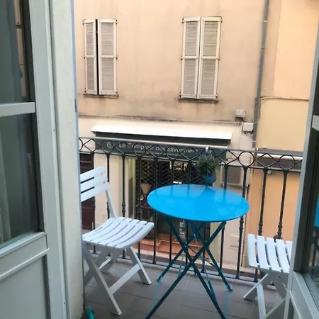Chez Fanny - Ravissant 2 Pieces Avec Balcon Αντίμπ